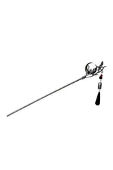 Halbmondförmiges Haarnadel-Cheongsam