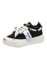 Geschnittene lässige Canvas-Schuhe