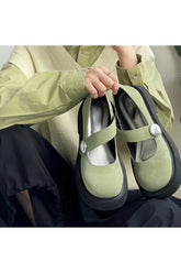 Süße ästhetische Mary Jane Schuhe