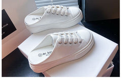 Canvas Platform Mule Sneakers YP559