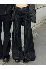 Jean cargo Dark Academia d'automne