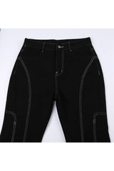 Jean cargo Dark Academia d'automne