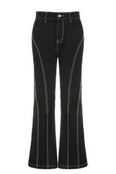 Herbstliche Dark Academia Cargo-Jeans