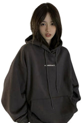 Herbst Acubi Dunkelgrauer Hoodie