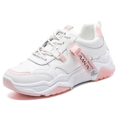 Lettering Panel Platform Chunky Sneakers