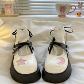 Kawaii White/Black JK Shoes BE1231