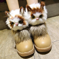 Sweet Keep Warm Cat Head Snow Boots SS0633