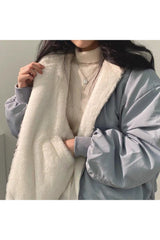 Veste d'hiver double couche d'automne