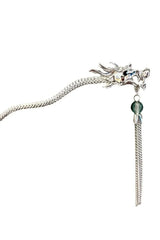 Épingles à cheveux à pompons en forme de dragon