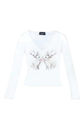 Süßes bauchfreies Top von Dreamcore