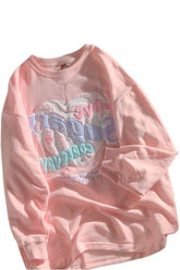 Oversize-Sweatshirt im Dreamcore-Stil