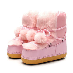 Women Winter Fluffy Snow Boots MK19351