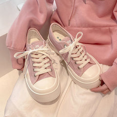 Kawaii White Spring Autumn Sports Shoes FY018