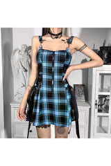 Robe à carreaux Egirl & Punk