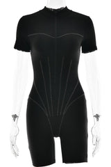 Elegant Zip-up Long Sleeve Tracksuit