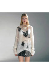 Ethereal Butterfly Knit Sweater