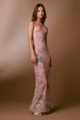 Eudora Printed Butterfly Maxi Dress-Sunfere
