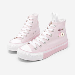 Sweet Peach Canvas Shoes