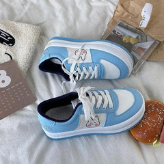 Blue/Yellow Candy Bunny Kawaii Sneakers