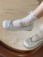 Ballet Bow Vintage Flat Shoes