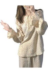 Pyjama mit ausgestellten Ärmeln