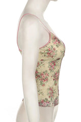 Floral Lace Vintage Top