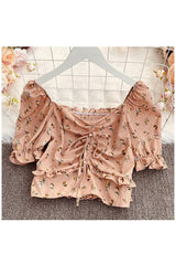 Chemisier en mousseline à imprimé floral