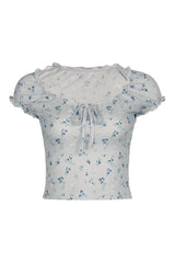 Floral Print Cropped Top