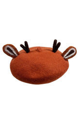 Malermütze aus Wolle mit Fuchsohren