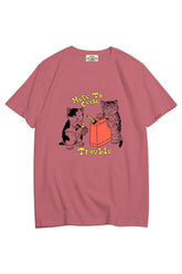 T-Shirt mit lustigem Katzen-Print