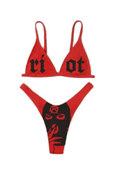 Funny Printed Summer Bikini