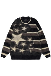 Fuzzy Galaxy Star Sweater