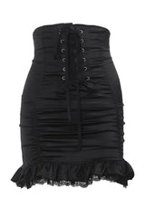 Goth Black Bodyco Skirt