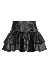 Goth & Punk PU Skirt