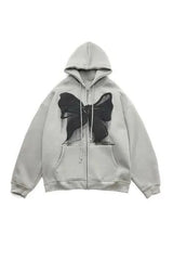 Fall Goth Vintage Oversized Hoodie