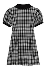 Gothic Plaid Peter Pan Dress