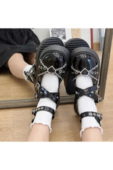 Gothic Round Toe Slippers