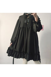 Gothic Summer Chiffon Dress
