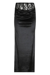 Gothic Velvet Trumpet Skirt