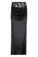 Gothic Velvet Trumpet Skirt