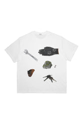 Harajuku-T-Shirt mit Graffiti-Grafik