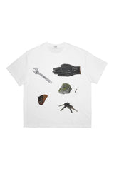 Harajuku-T-Shirt mit Graffiti-Grafik