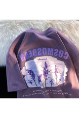 T-shirt Graffiti Violet Lavande