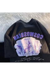 T-shirt Graffiti Violet Lavande