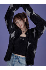 Fall Graphic Knitted Sweater Y2K