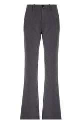 Pantalon évasé vintage gris
