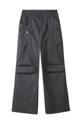 Pantalon cargo baggy gris vintage des années 2000