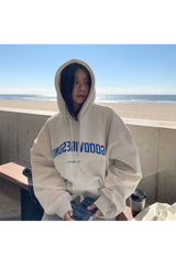 Fall Grey Vintage Street Hoodie