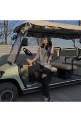 Jeans troués grunge d'automne