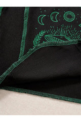 Grunge Mushrooms Crop Top